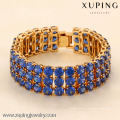 71746-Xuping Jewelry Fashion Woman Bracelet con oro de 18 quilates plateado